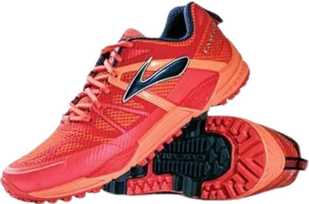 Brooks Cascadia 10 Trail Running Shoes BioMoGo DNA Flamingo Creamsicle 6